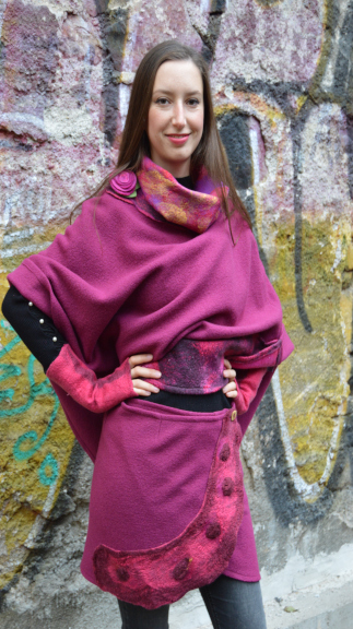 rosa costume with model